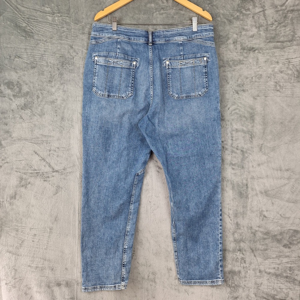 Anthropologie Pilcro‎ Jeans Womens 33 Wanderer High Rise Relaxed Stretch Utility - Picture 10 of 11